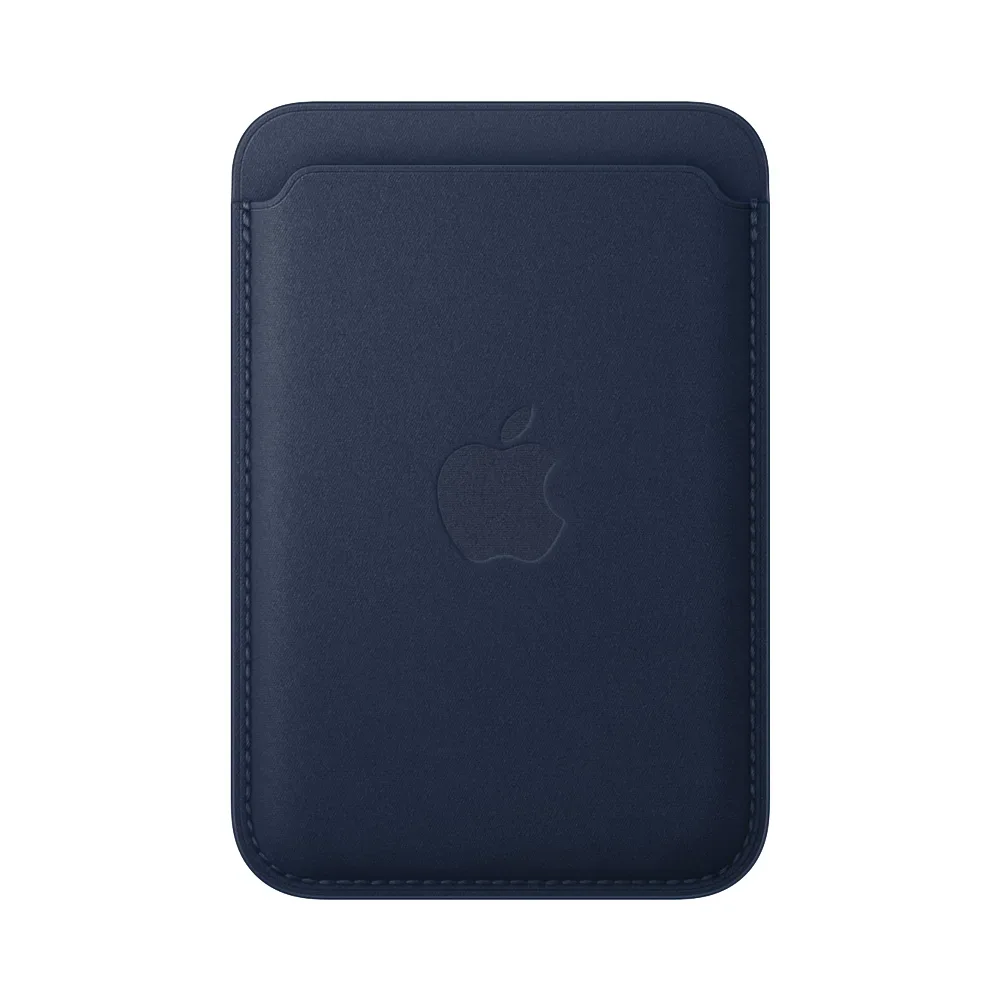 Тканевый чехол-бумажник с поддержкой MagSafe Apple FineWoven Wallet (2023), Deep Blue (Темно-синий)