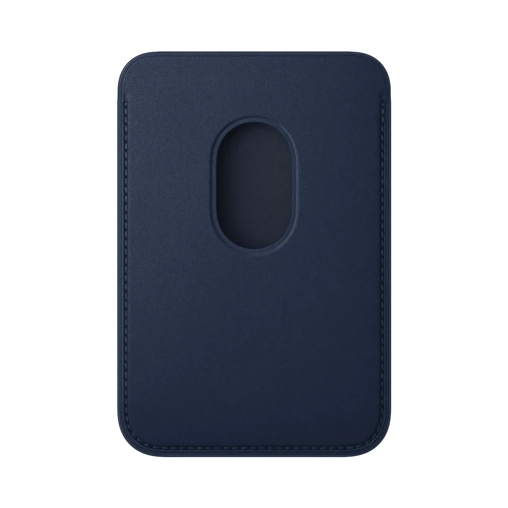 Тканевый чехол-бумажник с поддержкой MagSafe Apple FineWoven Wallet (2023), Deep Blue (Темно-синий)