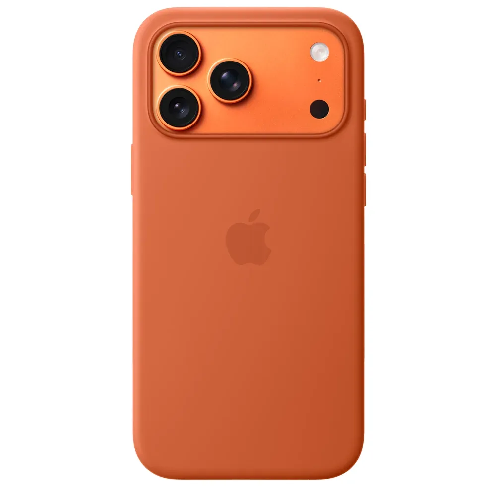 Силиконовый чехол Apple Silicone Case with MagSafe для iPhone 17 Pro Max, Terra Cotta
