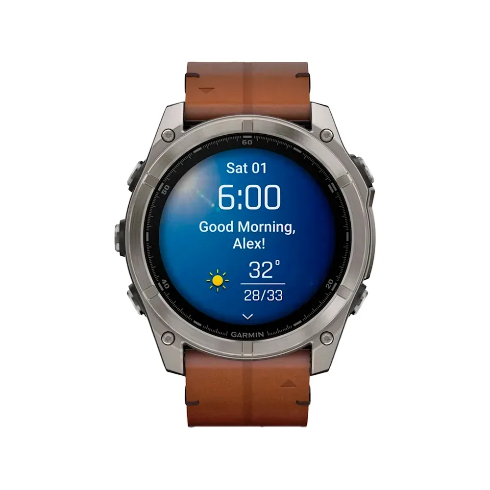 Умные часы Garmin Fenix 8, 51мм, Amoled Sapphire Titanium Graphite (010-02905-40)
