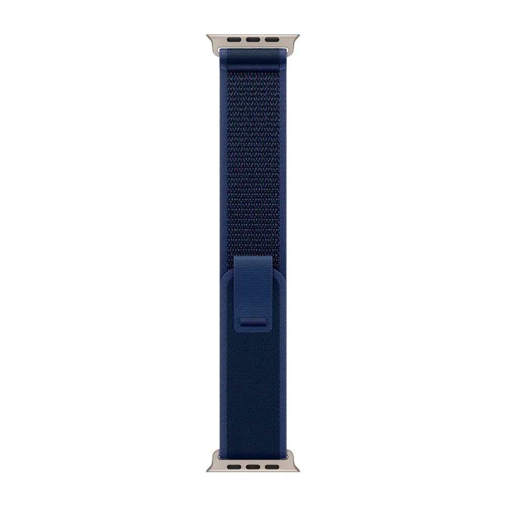 Умные часы Apple Watch Ultra 2 (2024) GPS + Cellular, 49mm, Natural Titanium Case with Blue Trail Loop S/M, (Синий)