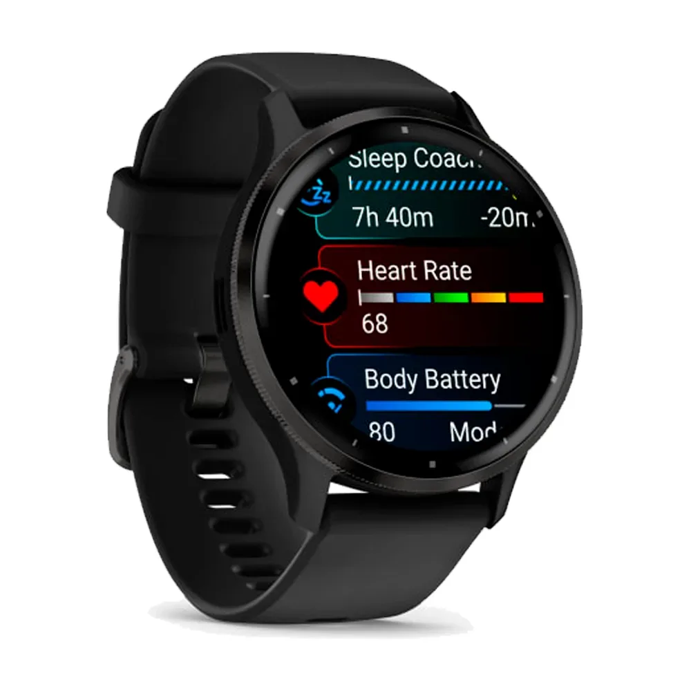 Умные часы Garmin Venu 3, 45mm, Black (010-02784-51)