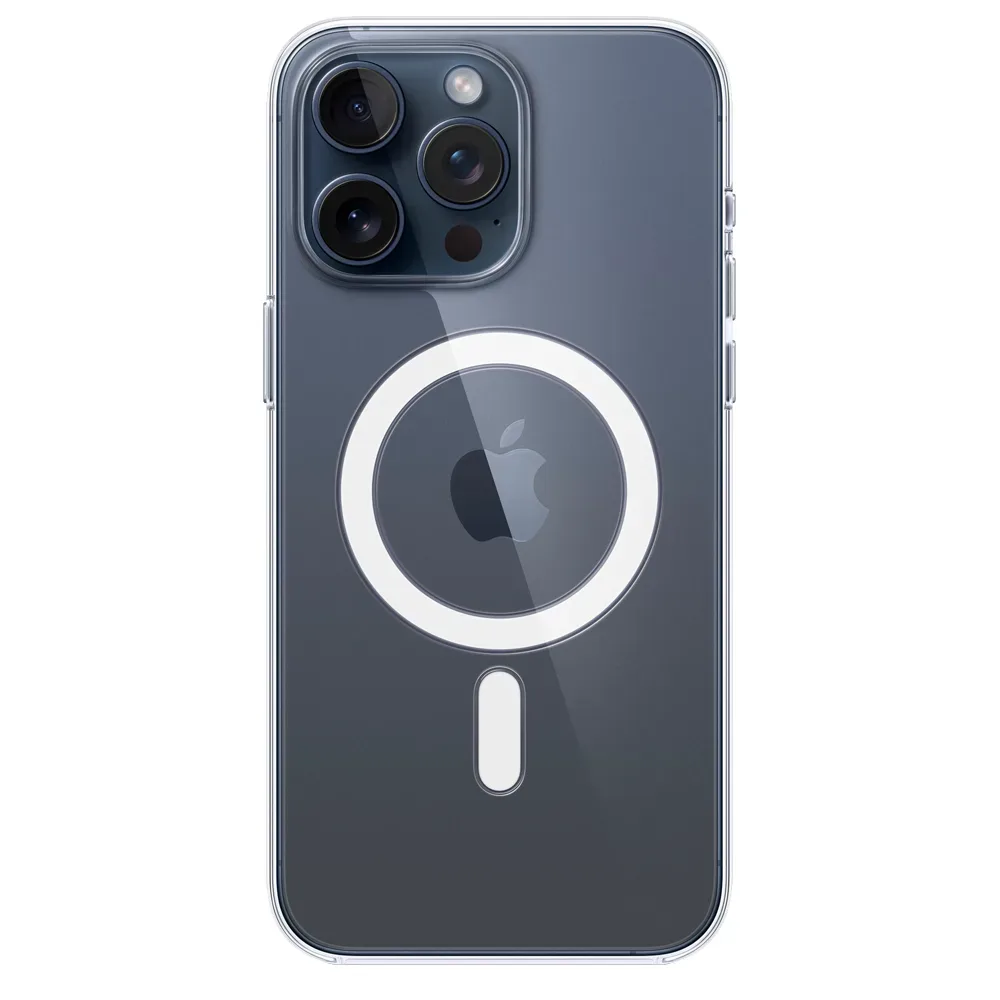 Прозрачный чехол с поддержкой MagSafe Apple Clear Case для iPhone 15 Pro Max