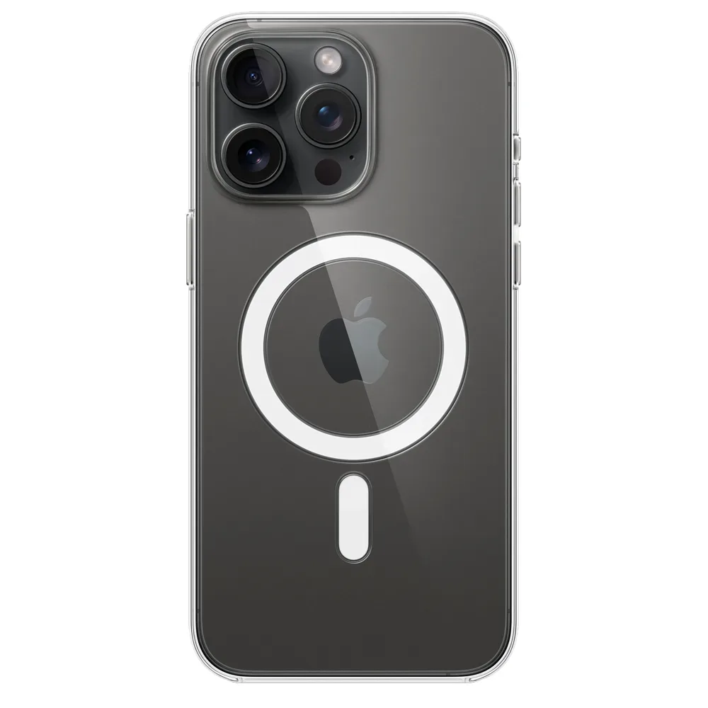 Прозрачный чехол с поддержкой MagSafe Apple Clear Case для iPhone 15 Pro Max