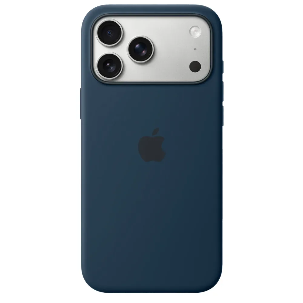 Силиконовый чехол Apple Silicone Case with MagSafe для iPhone 17 Pro Max, Midnight