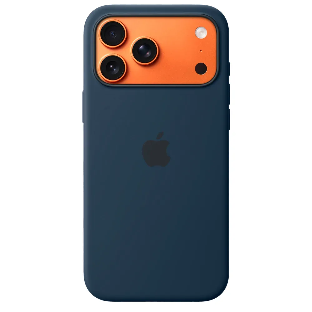 Силиконовый чехол Apple Silicone Case with MagSafe для iPhone 17 Pro Max, Midnight
