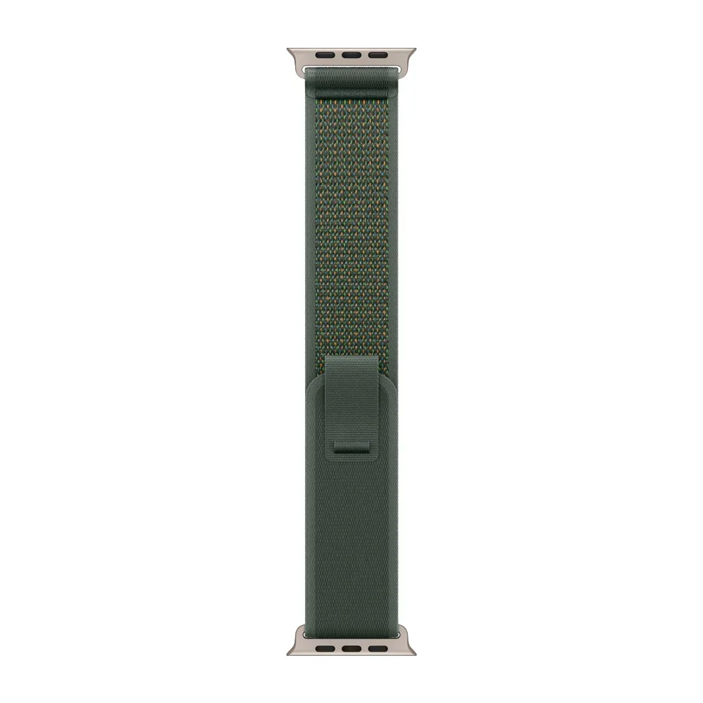 Умные часы Apple Watch Ultra 2 (2024) GPS + Cellular, 49mm, Natural Titanium Case with Green Trail Loop S/M, (Зеленый)