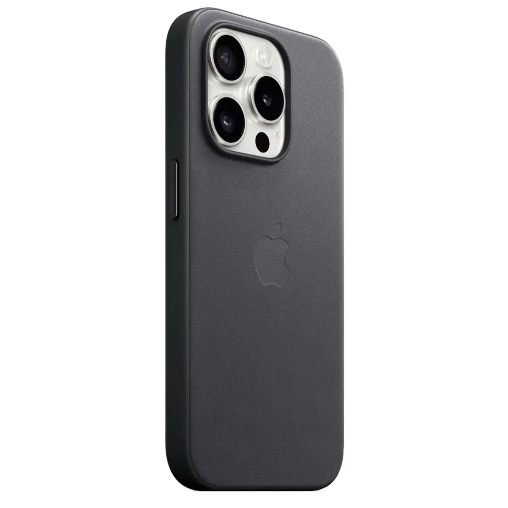 Тканевый чехол с поддержкой MagSafe Apple FineWoven Case для iPhone 15 Pro Max, Black (Черный)