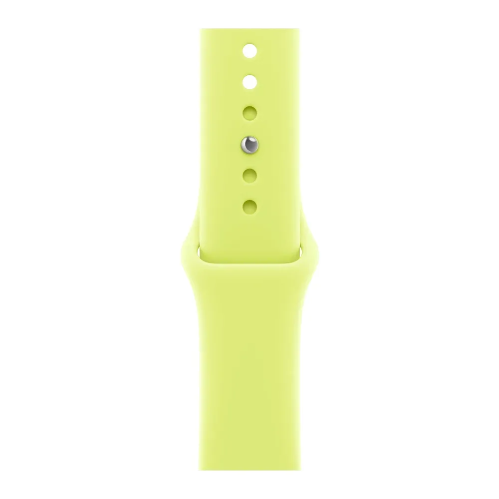 Умные часы Apple Watch Series 11 GPS, 42mm, Space Gray Aluminium Case with Neon Yellow Sport Band, S/M