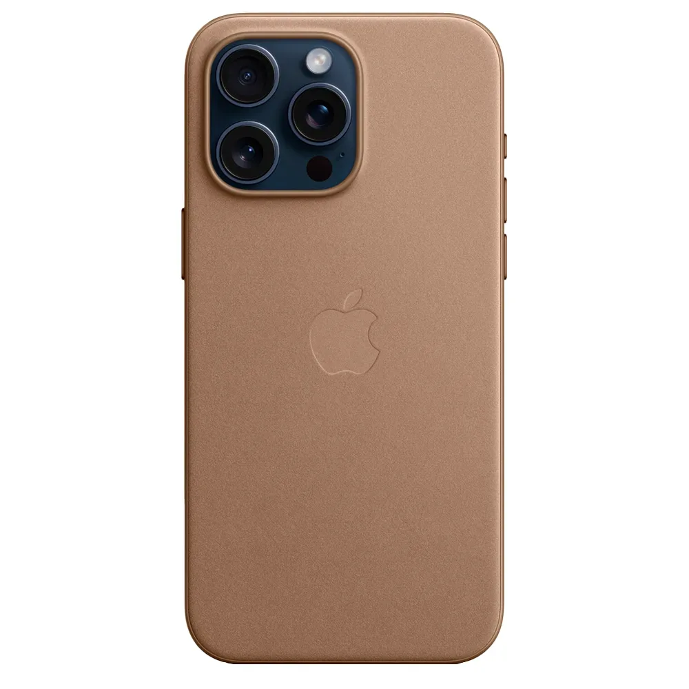Тканевый чехол с поддержкой MagSafe Apple FineWoven Case для iPhone 15 Pro Max, Taupe (Светло-бежевый)