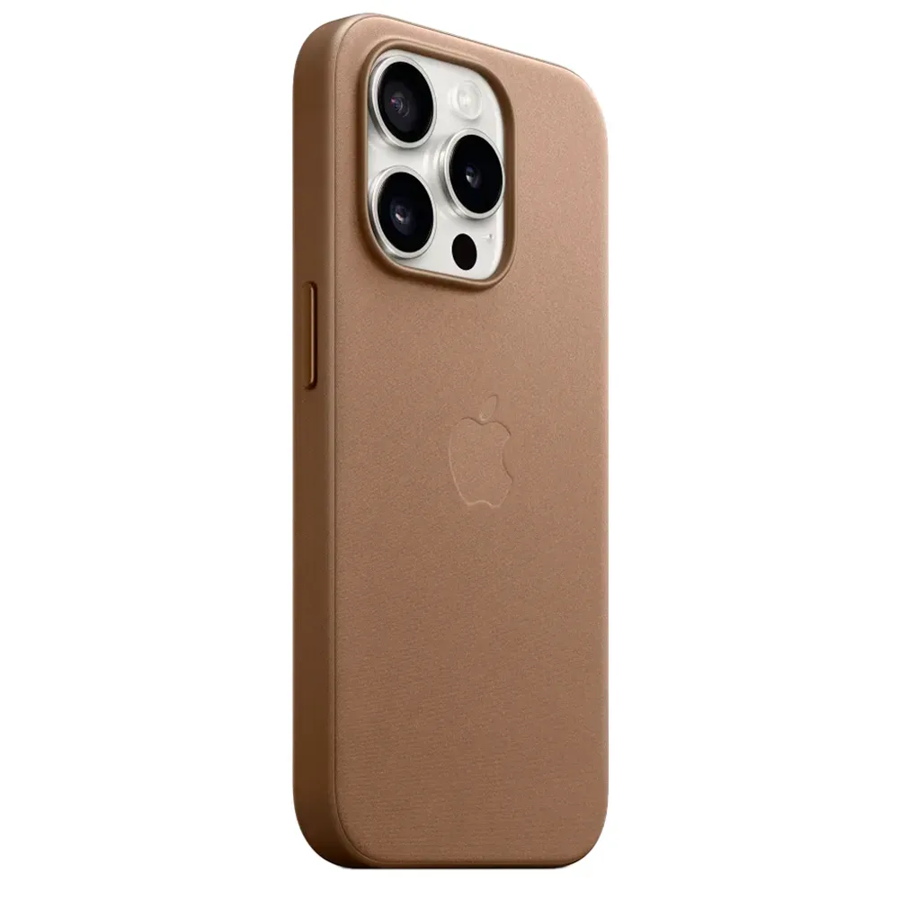 Тканевый чехол с поддержкой MagSafe Apple FineWoven Case для iPhone 15 Pro Max, Taupe (Светло-бежевый)