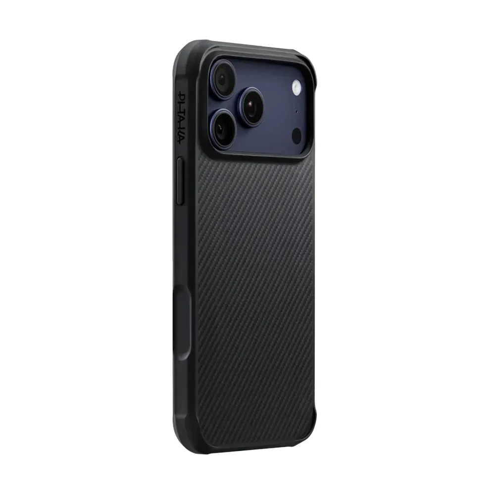 Чехол PITAKA Aramid ProGuard Case для Apple iPhone 17 Pro Max MagSafe, Black/Gray