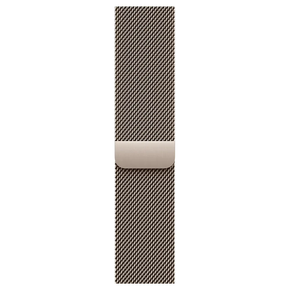 Умные часы Apple Watch Series 10 GPS, 46mm, Silver Aluminium Case with Milanese Loop, Natural