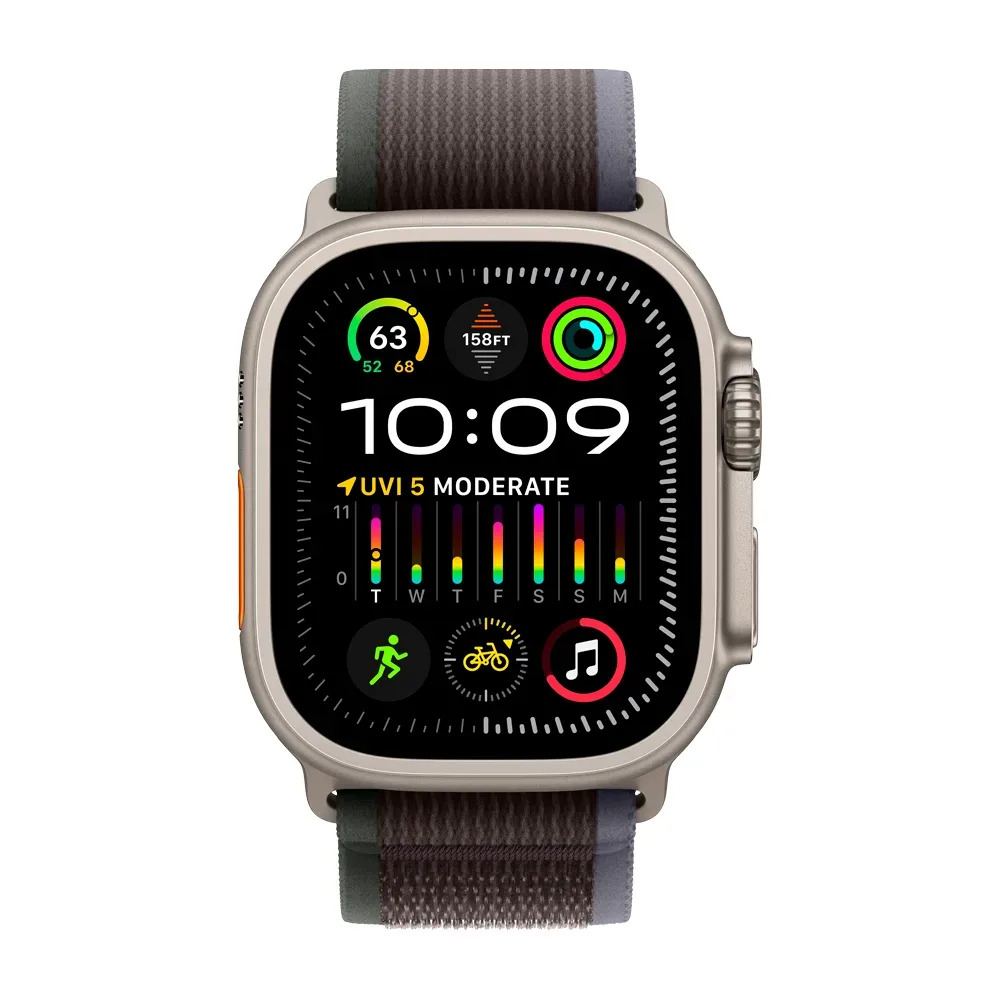 Умные часы Apple Watch Ultra 2 GPS + Cellular, 49mm, Trail Loop S/M, Blue/Black (Синий / Черный)