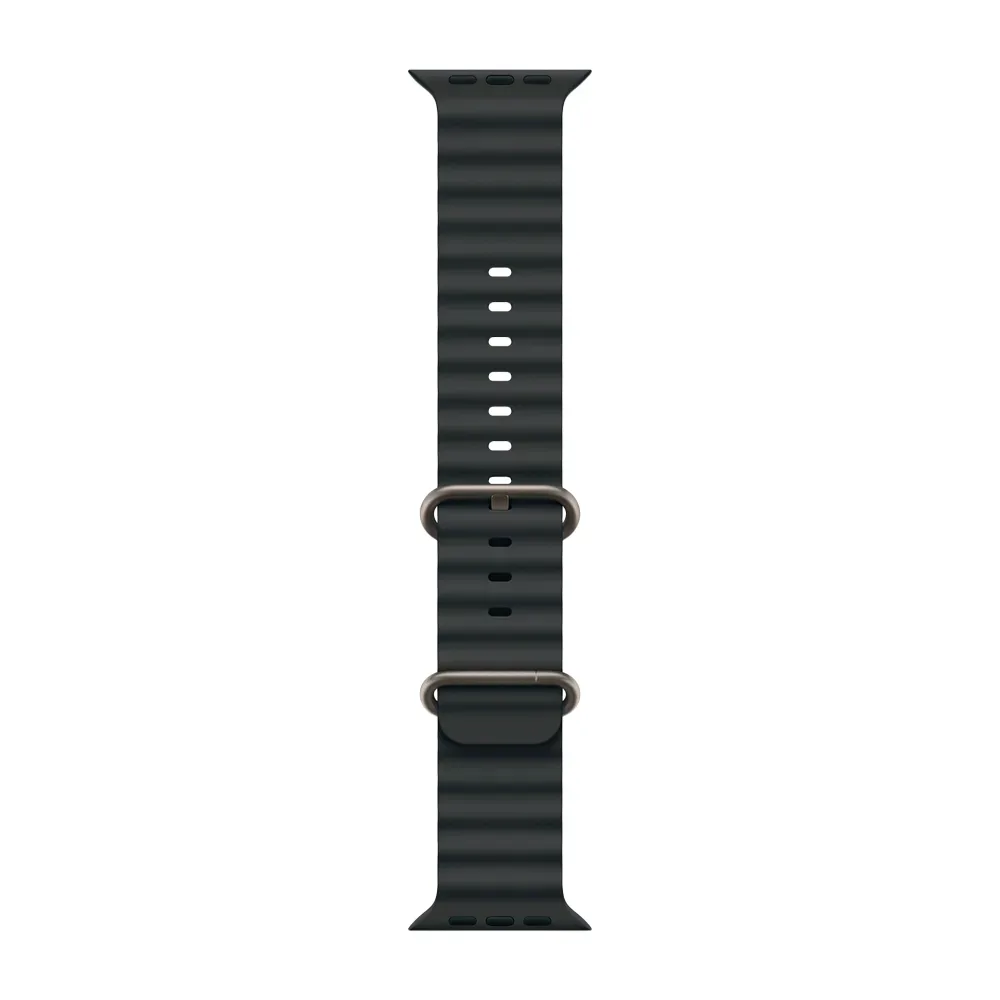 Умные часы Apple Watch Ultra 2 (2024) GPS + Cellular, 49mm, Natural Titanium Case with Black Ocean Band, (Черный)