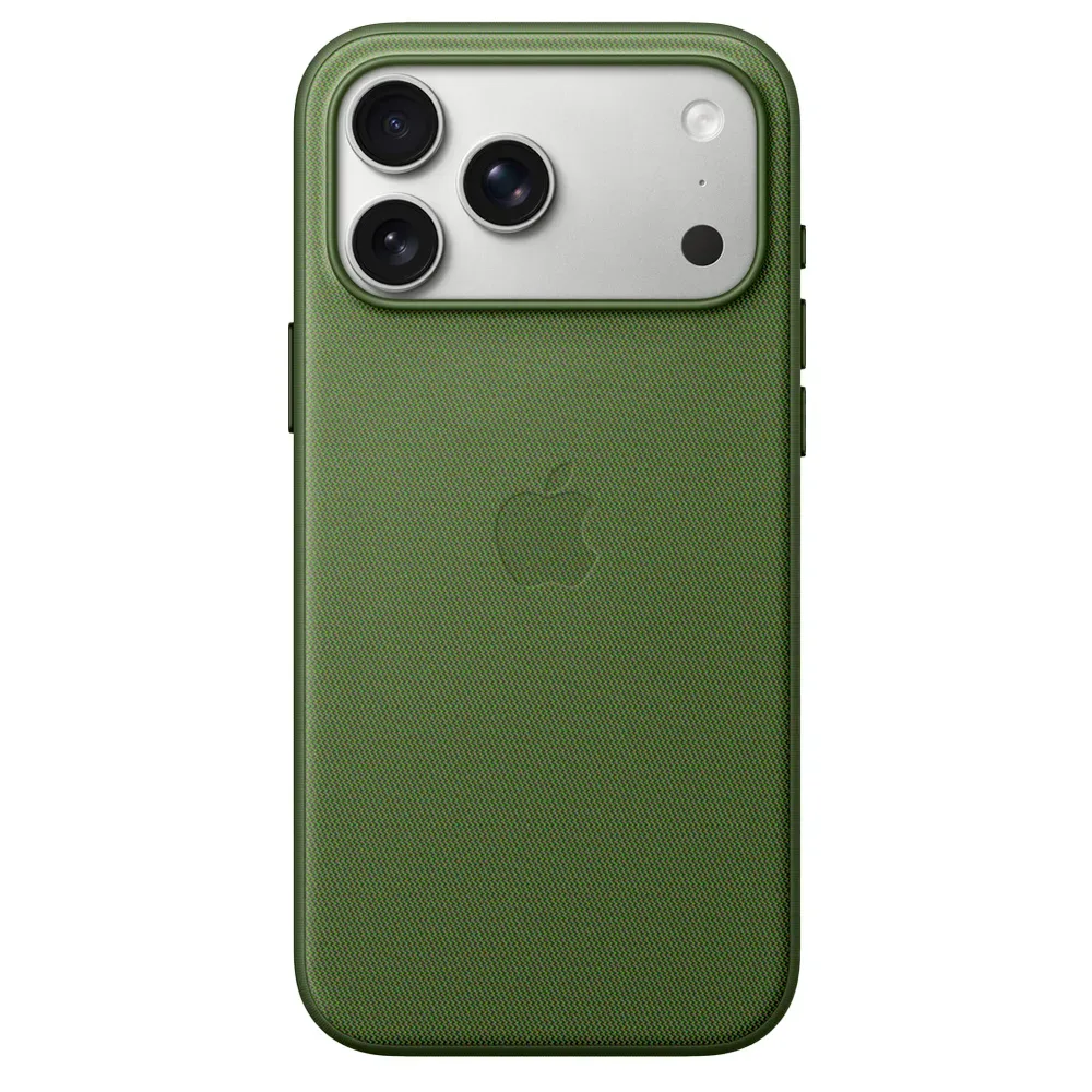 Тканевый чехол Apple TechWoven Case with MagSafe для iPhone 17 Pro Max, Green