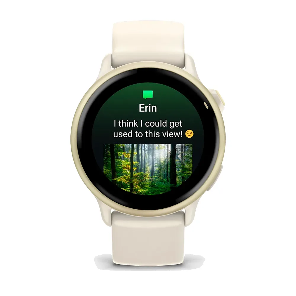 Умные часы Garmin Vivoactive 6, Lunar Gold with Bone Band (010-02985-41)