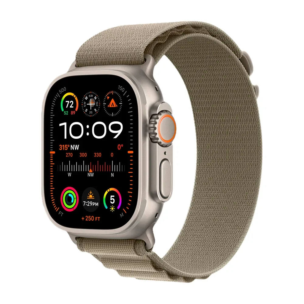 Умные часы Apple Watch Ultra 2 GPS + Cellular, 49mm, Alpine Loop L, Olive (Оливковый)