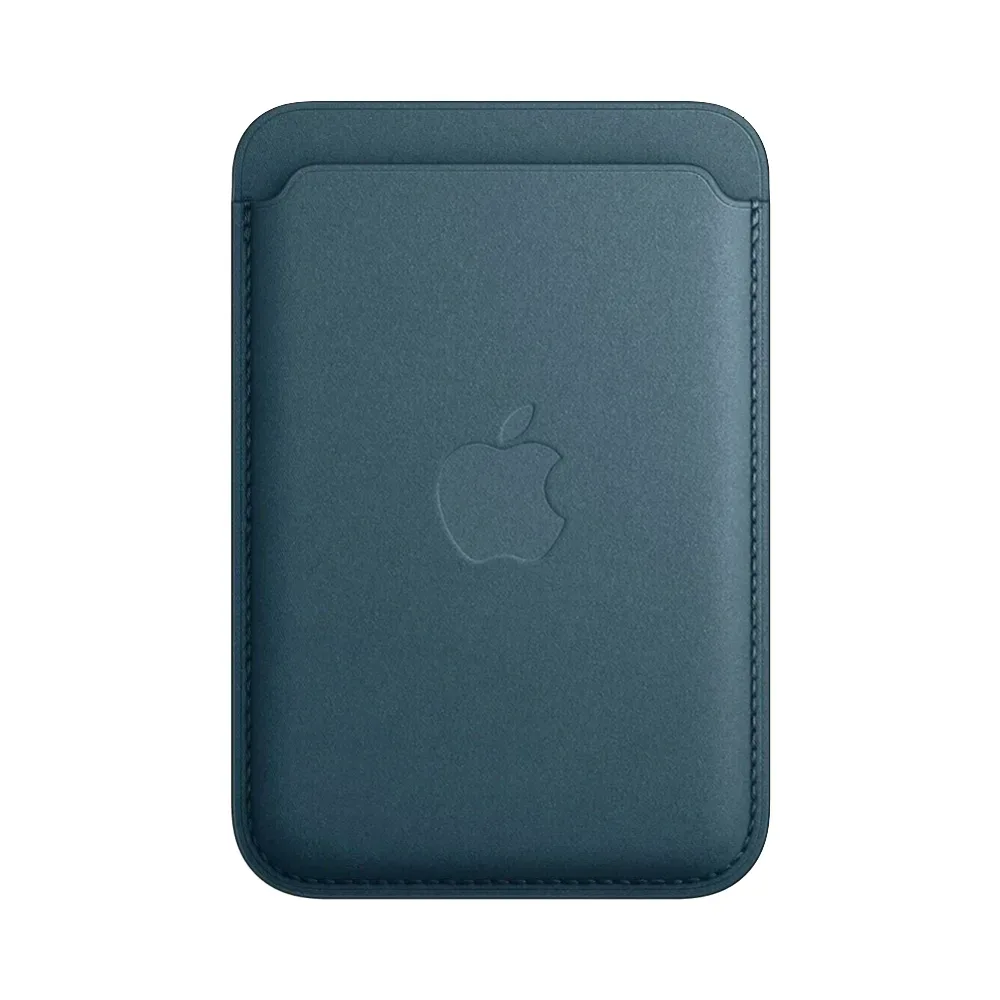 Тканевый чехол-бумажник с поддержкой MagSafe Apple FineWoven Wallet (2023), Pacific Blue (Тихоокеанский синий)