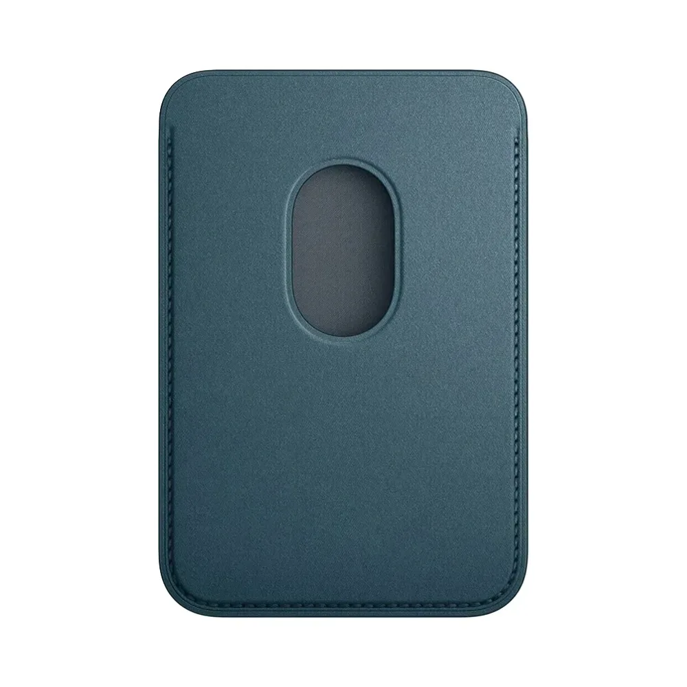 Тканевый чехол-бумажник с поддержкой MagSafe Apple FineWoven Wallet (2023), Pacific Blue (Тихоокеанский синий)