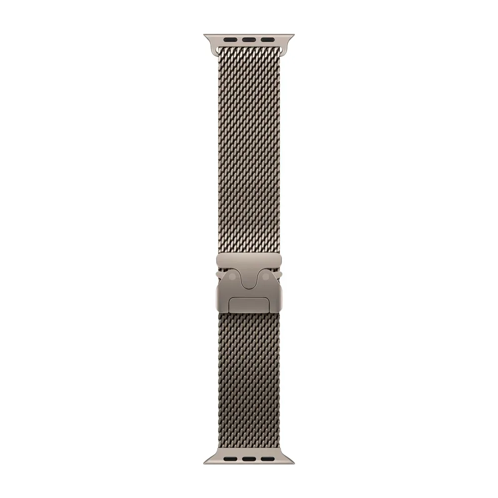 Умные часы Apple Watch Ultra 2 (2024) GPS + Cellular, 49mm, Natural Titanium Case with Natural Titanium Milanese Loop S, (Натуральный титановый)