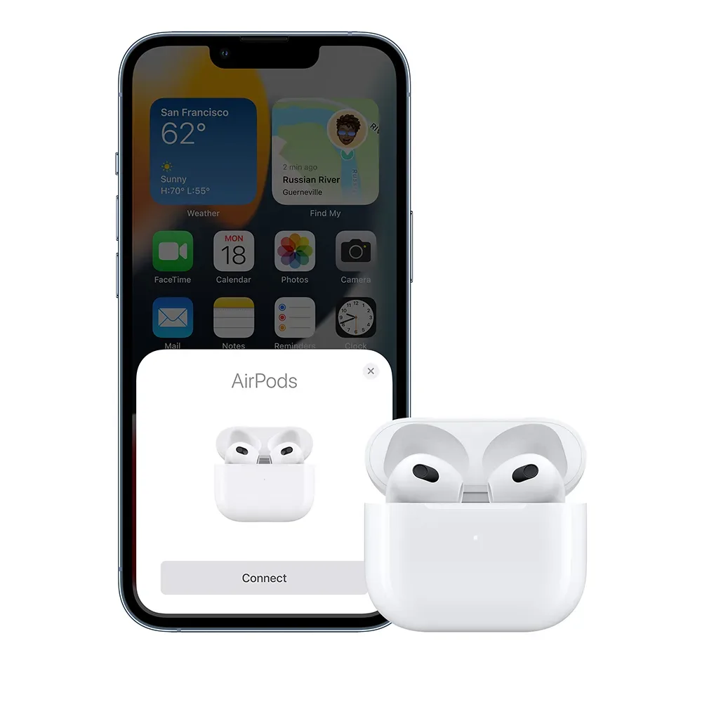 Беспроводные наушники Apple AirPods 3 Lightning Charging Case, White (Белый)