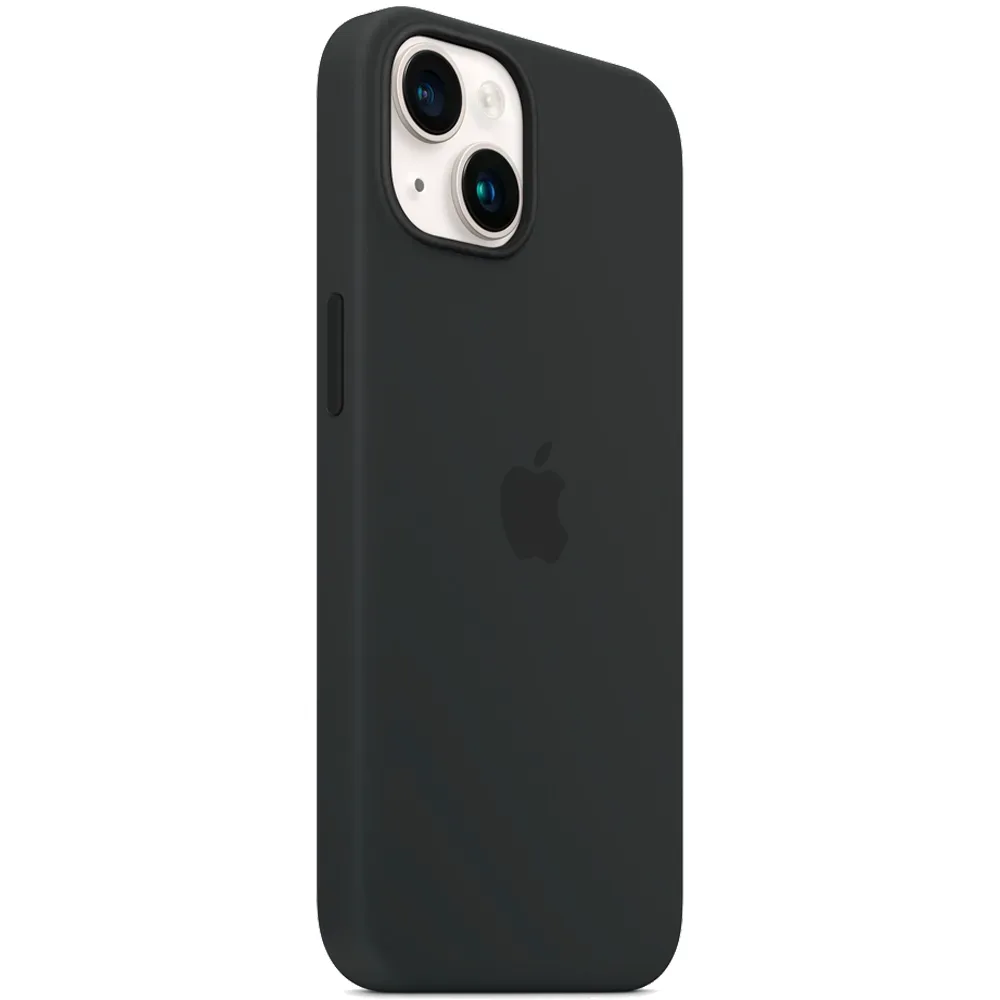 Силиконовый чехол с поддержкой MagSafe Apple Silicone Case для iPhone 14, Midnight (Темная ночь)