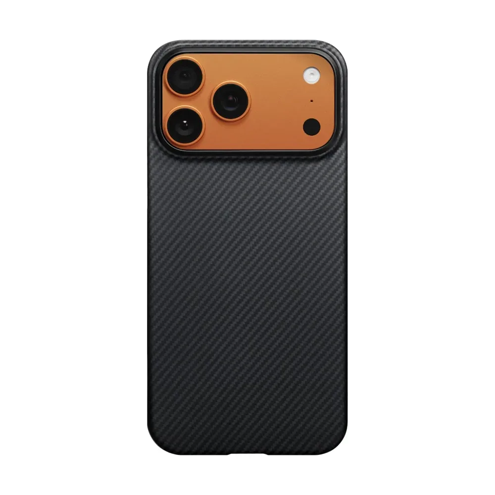 Чехол PITAKA Ultra-Slim Case для Apple iPhone 17 Pro (PitaTap) MagSafe, Black/Gray