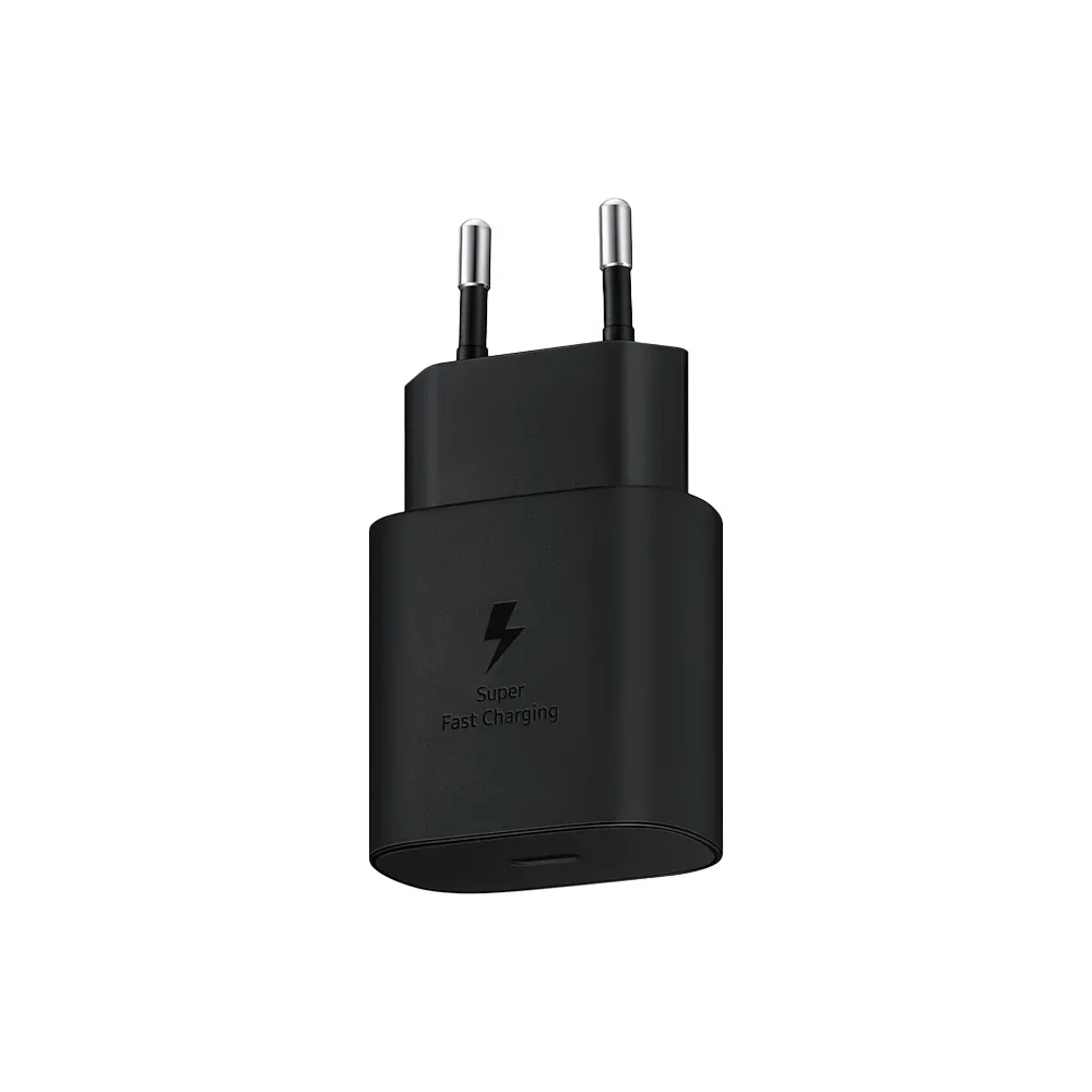 Сетевое зарядное устройство Samsung EP-TA800, USB-C + кабель Type-C, 25Вт, Black (Черный)
