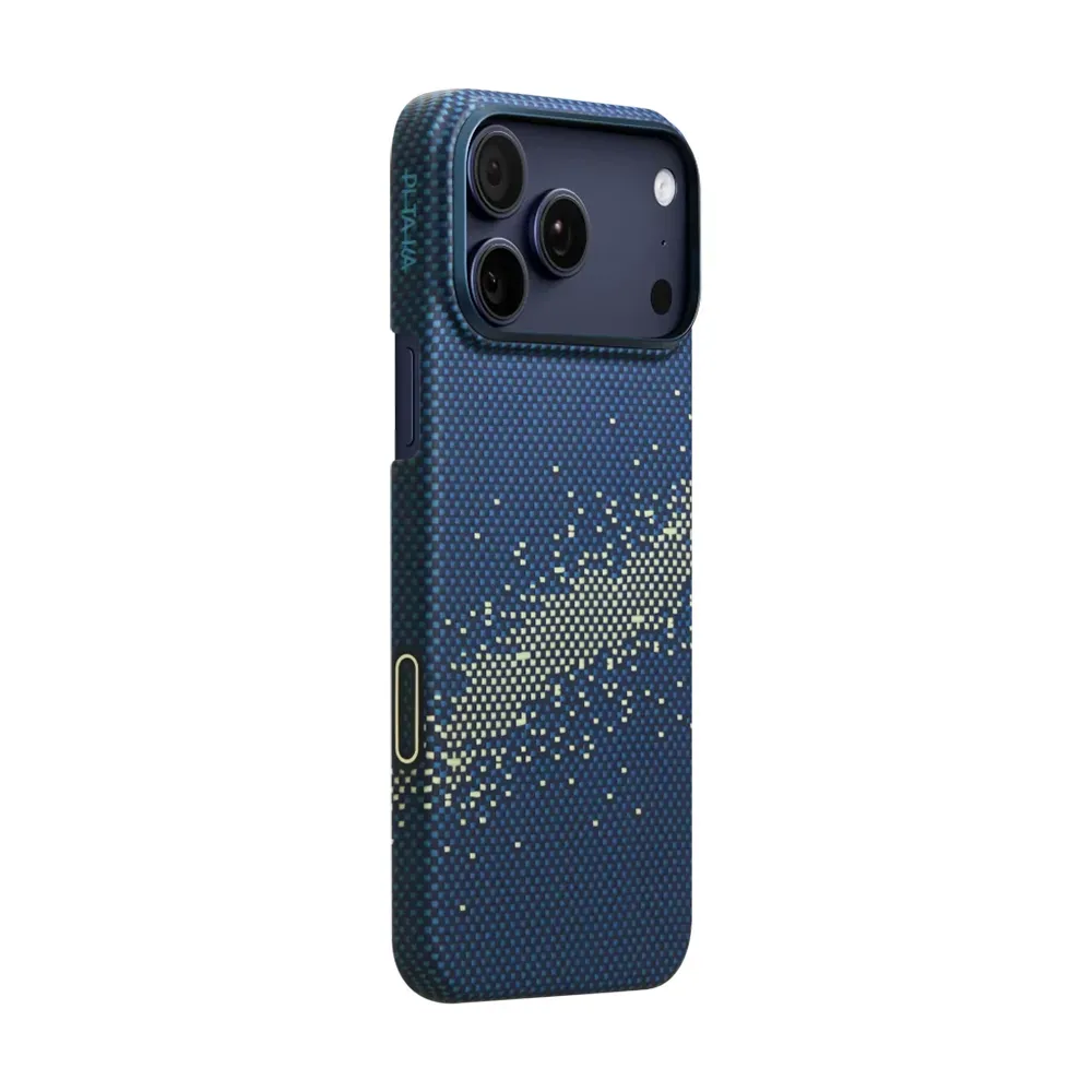 Чехол PITAKA Ultra-Slim Case для Apple iPhone 17 Pro (PitaTap) MagSafe, Milky Way Galaxy