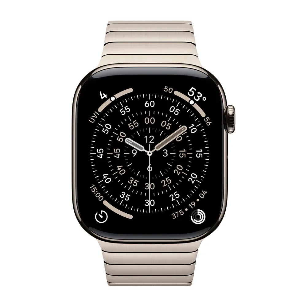 Умные часы Apple Watch Series 11 GPS + Cellular, 46mm, Natural Titanium Case with Natural Link Bracelet