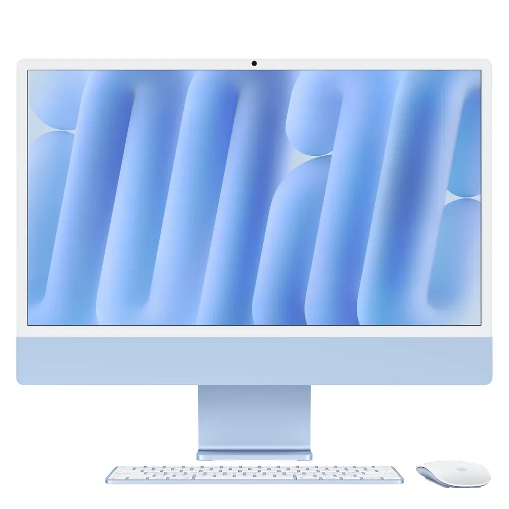 Моноблок Apple iMac 4.5K 24" (M4, 10 CPU/10 GPU, 2024) 32/1TB, Blue (Синий)