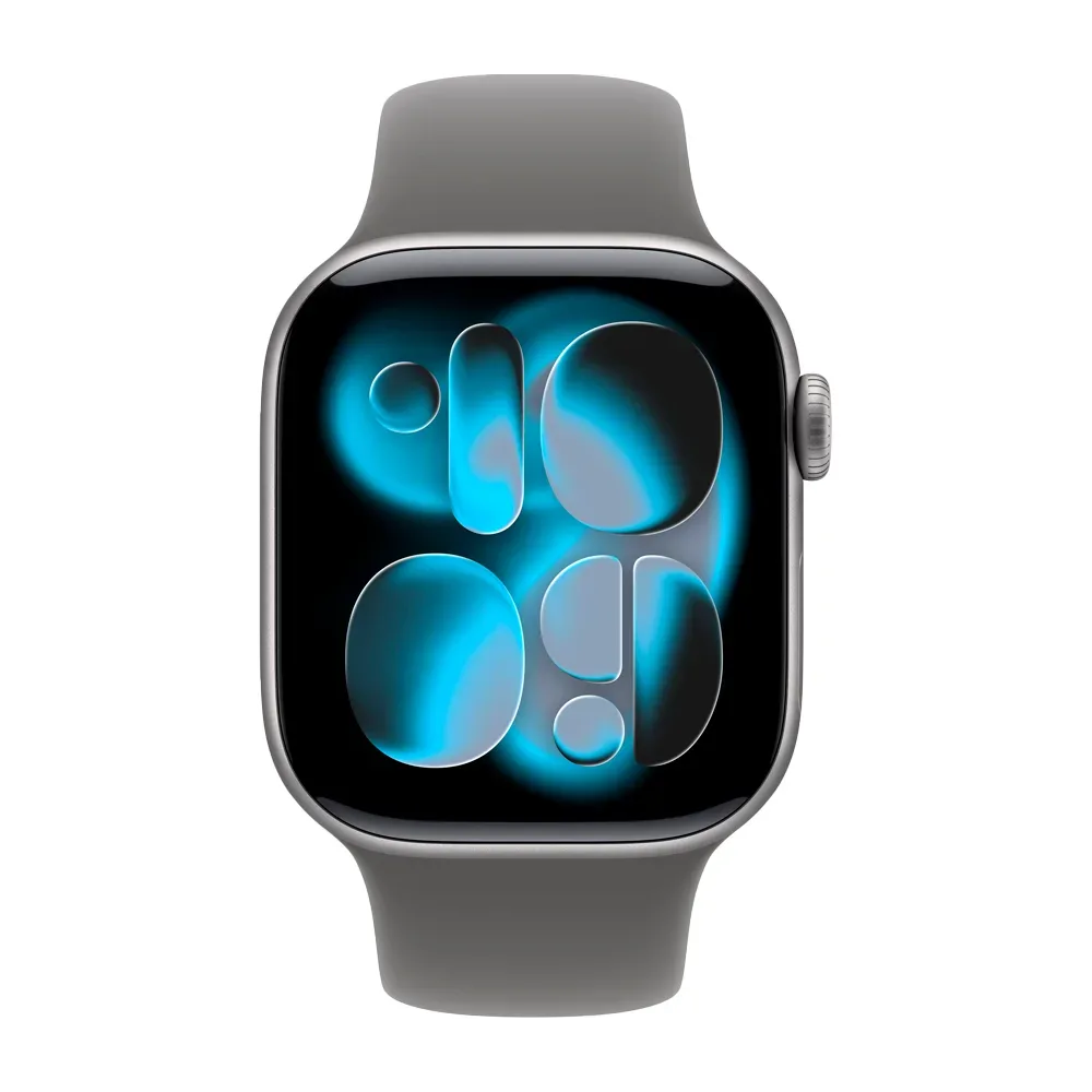 Умные часы Apple Watch Series 11 GPS, 42mm, Space Gray Aluminium Case with Stone Gray Sport Band, S/M