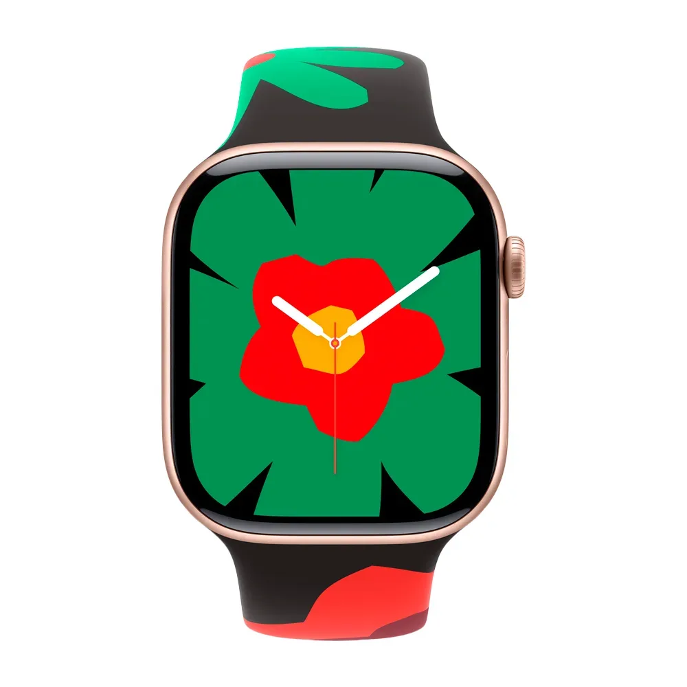 Умные часы Apple Watch Series 11 GPS, 46mm, Rose Gold Aluminium Case with Black Unity Sport Band, M/L