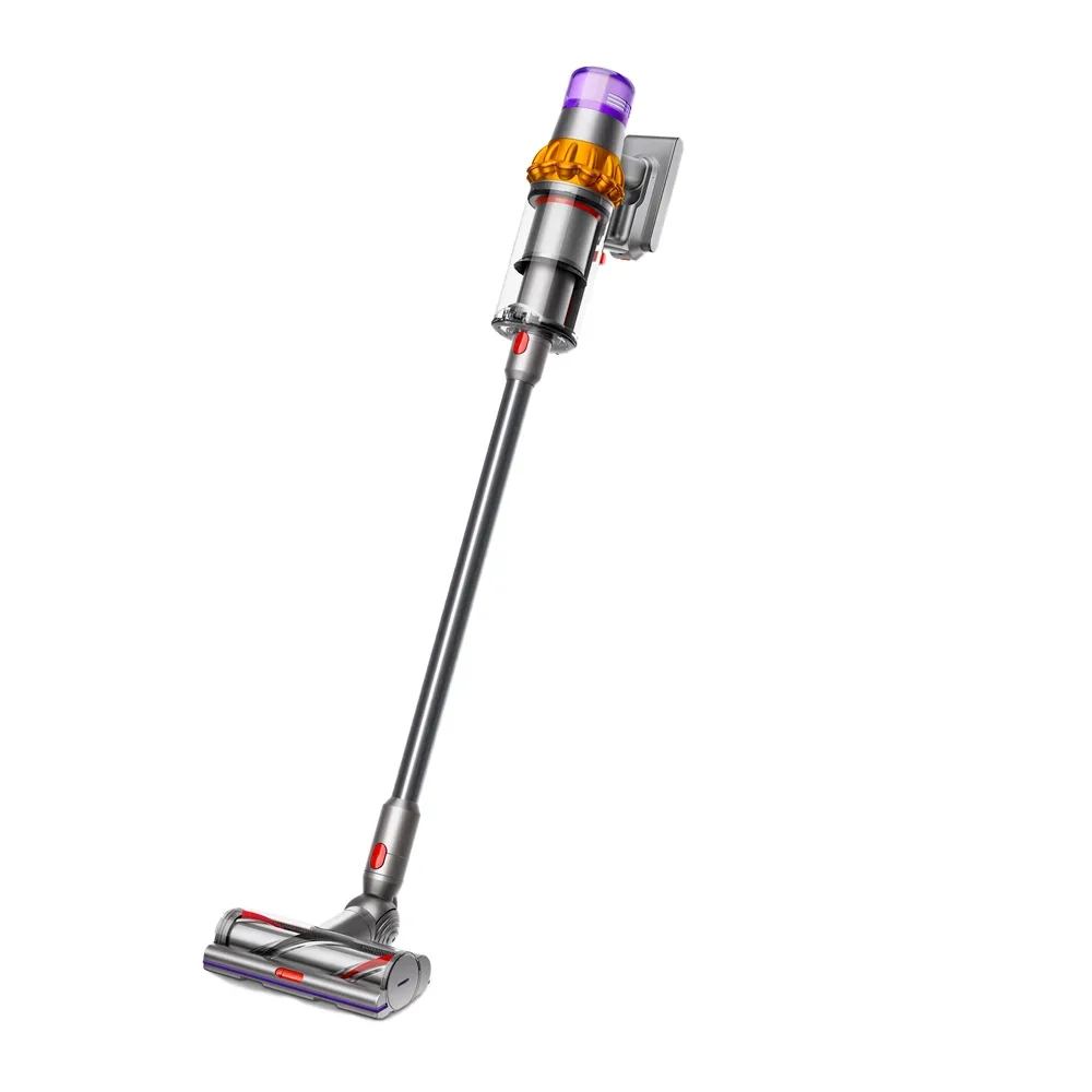 Беспроводной вертикальный пылесос Dyson V15 Detect Absolute (SV47), Yellow / Nickel (Желтый / Никель)