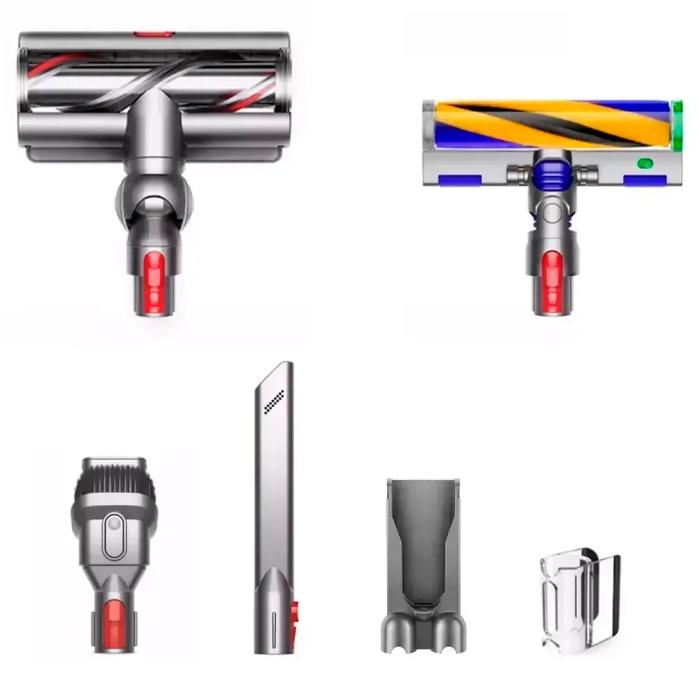 Беспроводной вертикальный пылесос Dyson V15 Detect Absolute (SV47), Yellow / Nickel (Желтый / Никель)
