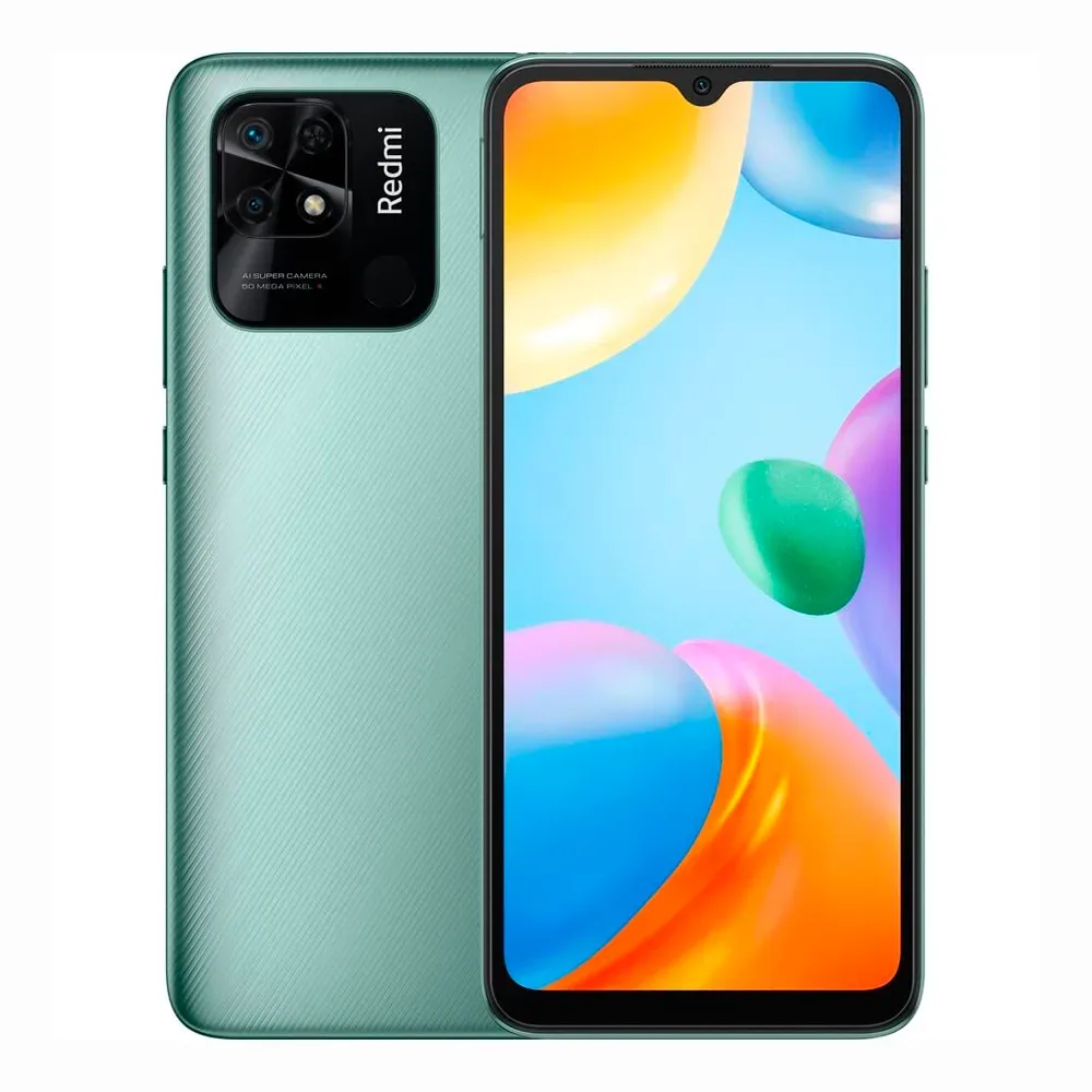 Смартфон Xiaomi Redmi 10C 4/64GB, Mint Green (Зелёная мята)