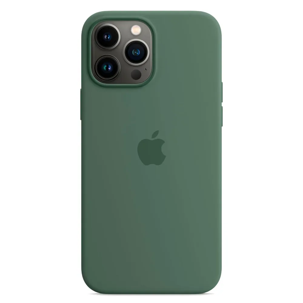 Силиконовый чехол с поддержкой MagSafe Apple Silicone Case для iPhone 13 Pro, Eucalyptus (Эвкалипт)