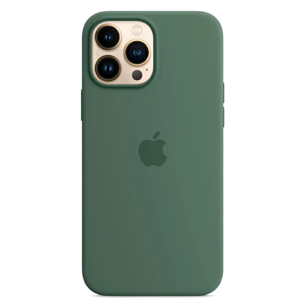 Силиконовый чехол с поддержкой MagSafe Apple Silicone Case для iPhone 13 Pro, Eucalyptus (Эвкалипт)