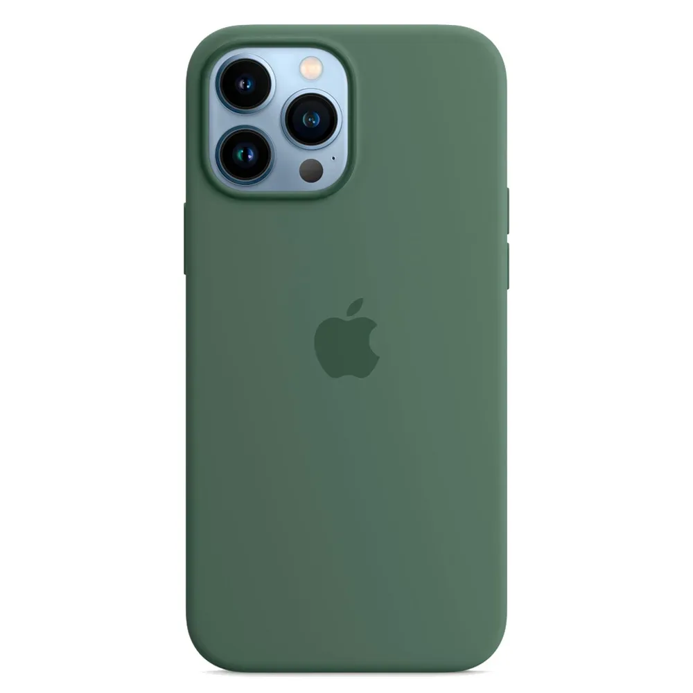Силиконовый чехол с поддержкой MagSafe Apple Silicone Case для iPhone 13 Pro, Eucalyptus (Эвкалипт)