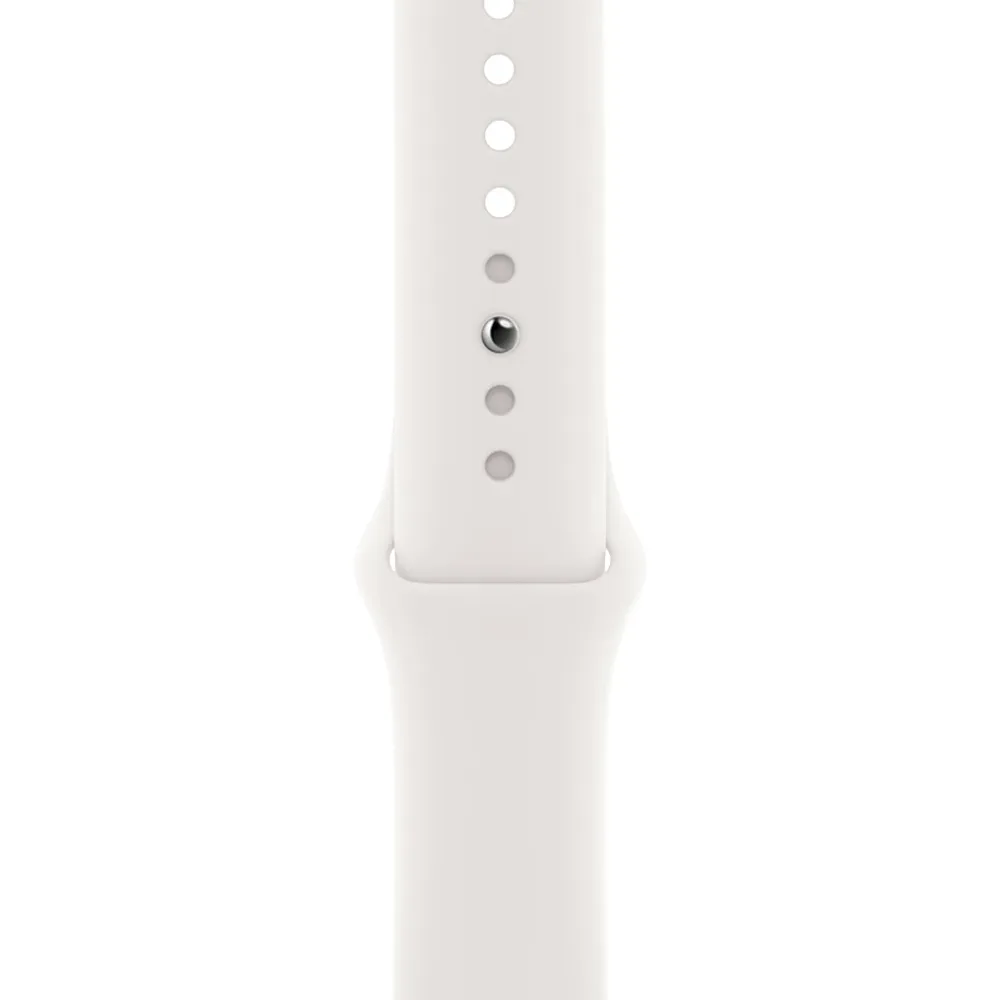Умные часы Apple Watch Series 8 GPS, 41mm, Aluminium Case with Sport Band M/L, Silver (Серебристый)