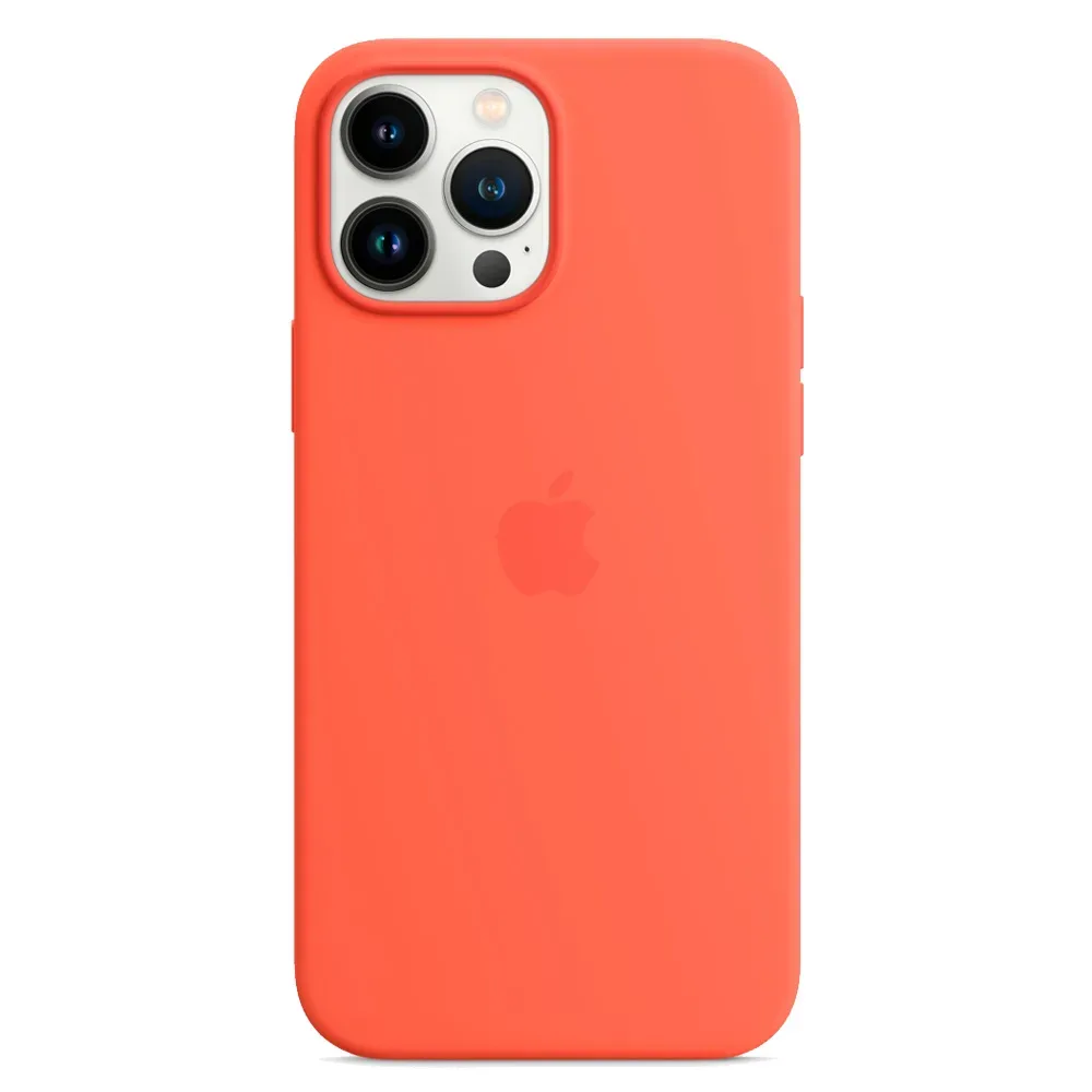 Силиконовый чехол с поддержкой MagSafe Apple Silicone Case для iPhone 13 Pro, Nectarine (Спелый нектарин)