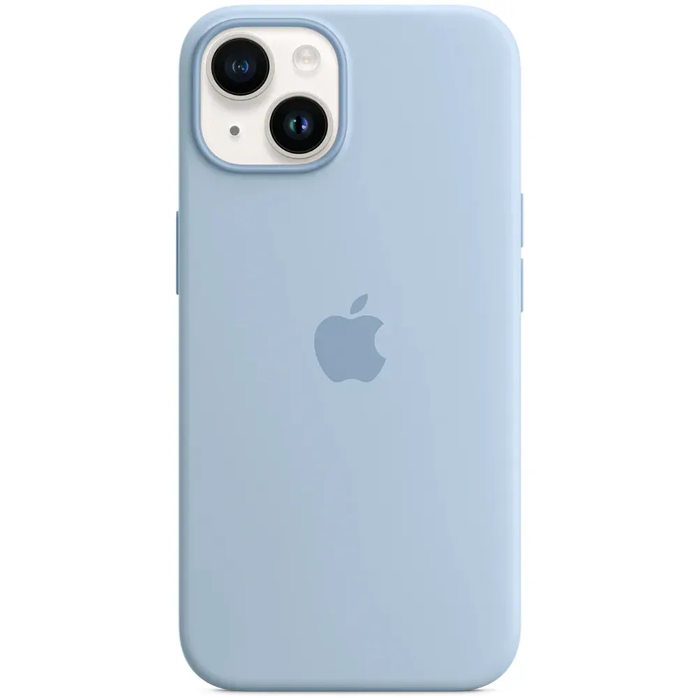Силиконовый чехол с поддержкой MagSafe Apple Silicone Case для iPhone 14, Sky (Чистое небо)