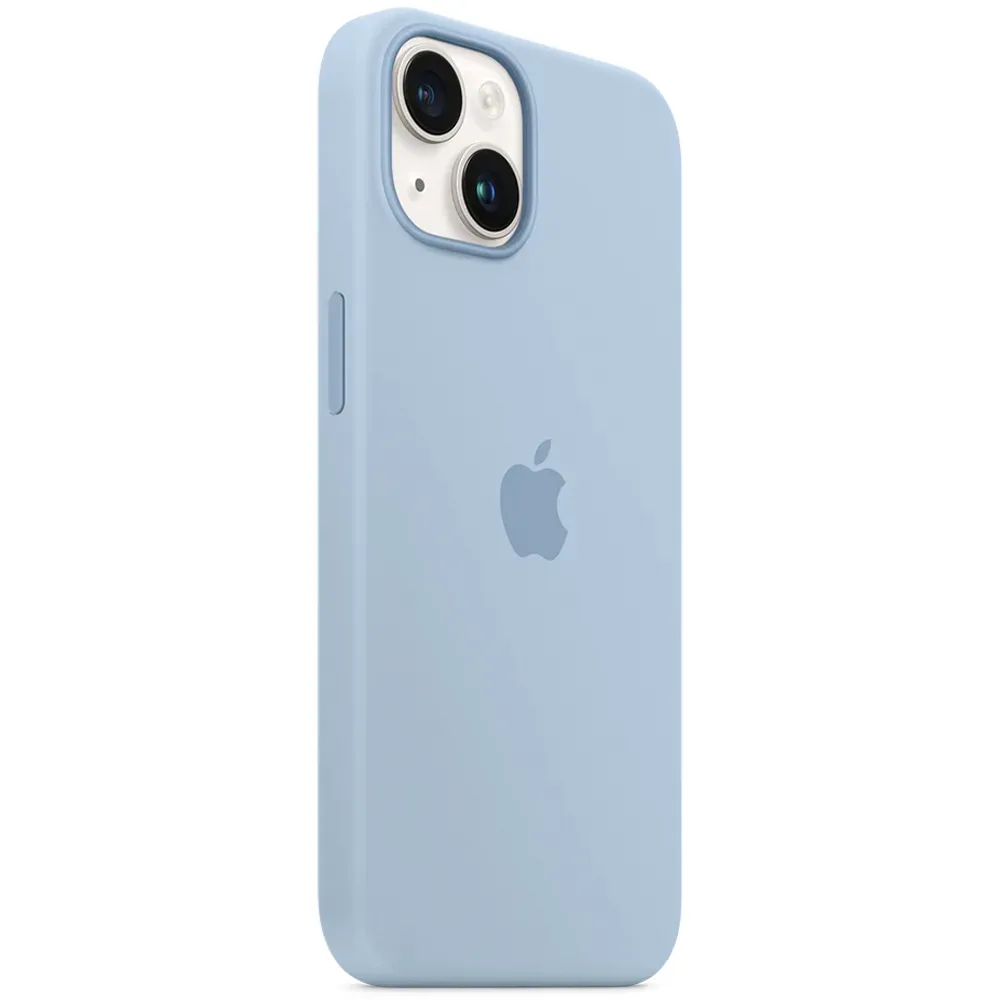 Силиконовый чехол с поддержкой MagSafe Apple Silicone Case для iPhone 14, Sky (Чистое небо)