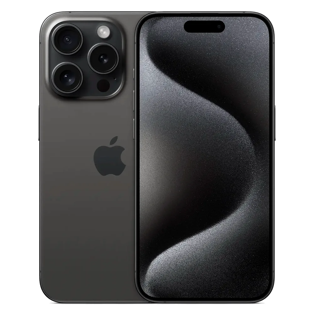 Смартфон Apple iPhone 15 Pro 128GB, Nano-SIM + eSIM, Black Titanium (Черный)