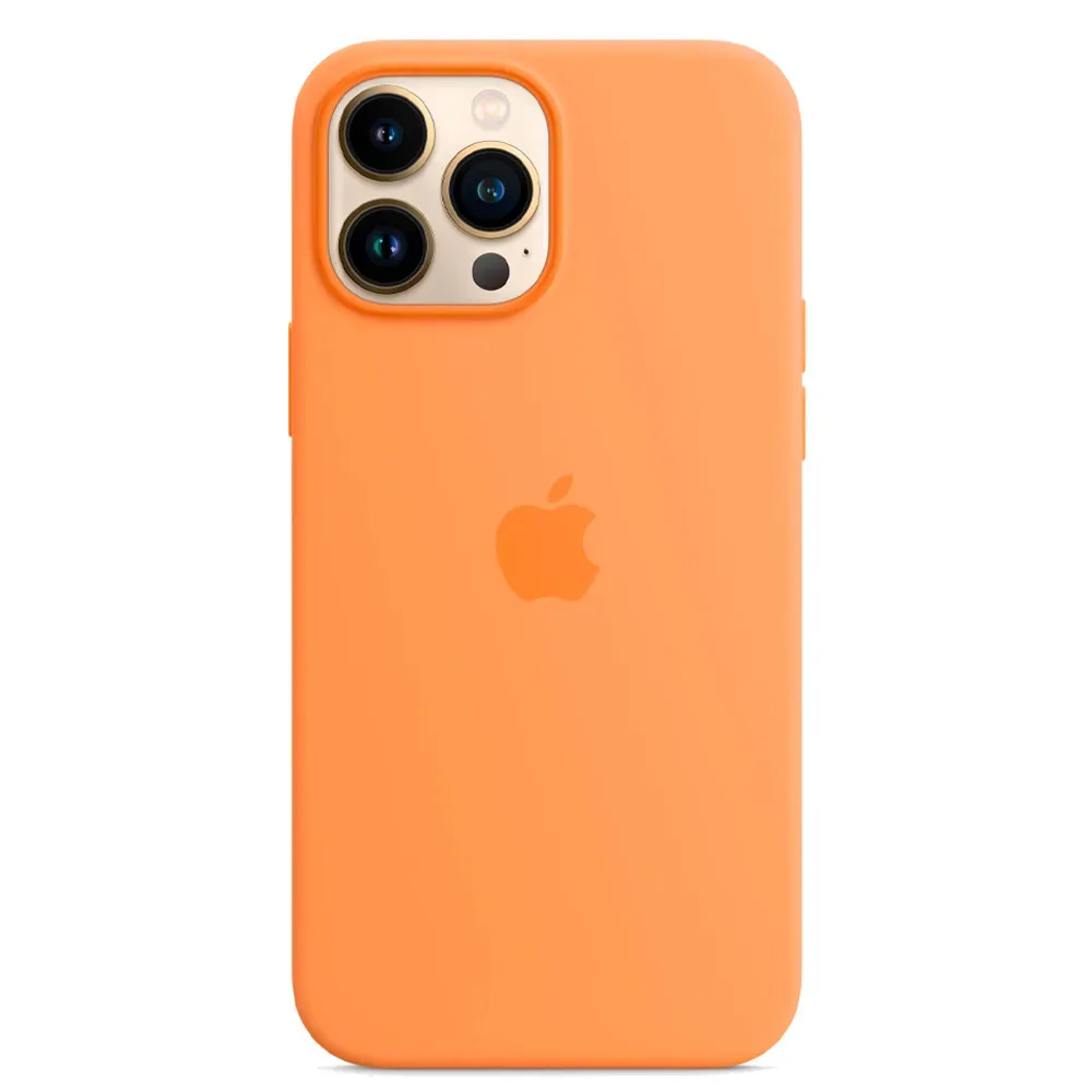 Силиконовый чехол с поддержкой MagSafe Apple Silicone Case для iPhone 13 Pro, Marigold (Весенняя мимоза)