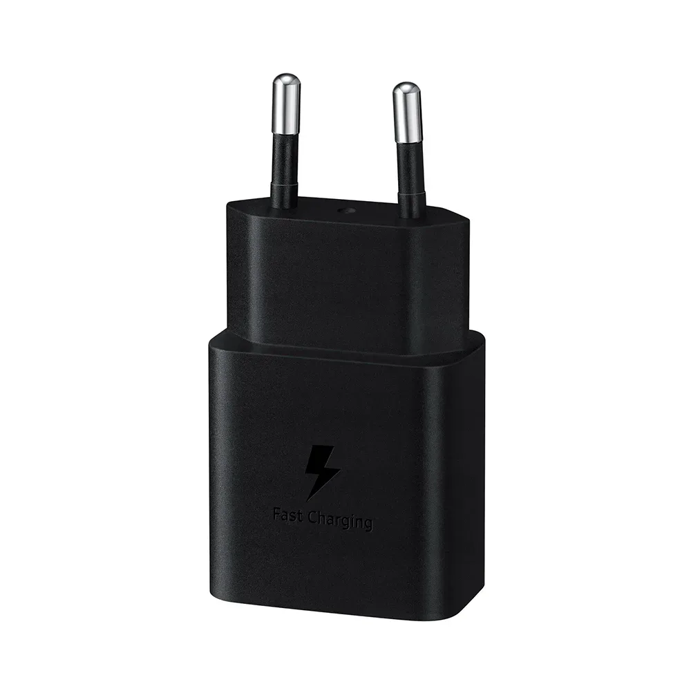 Сетевое зарядное устройство Samsung EP-T1510, USB-C 15Вт, Black (Черный)