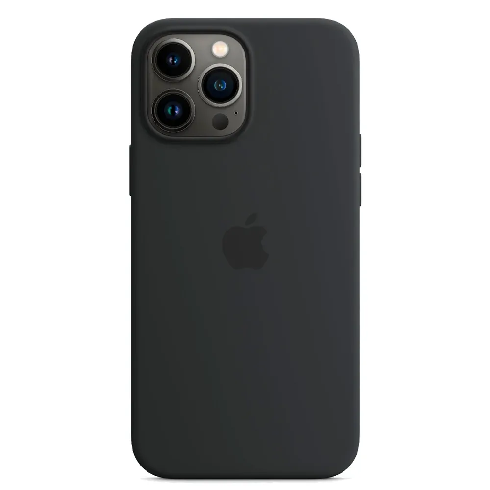 Силиконовый чехол с поддержкой MagSafe Apple Silicone Case для iPhone 13 Pro, Midnight (Темная ночь)