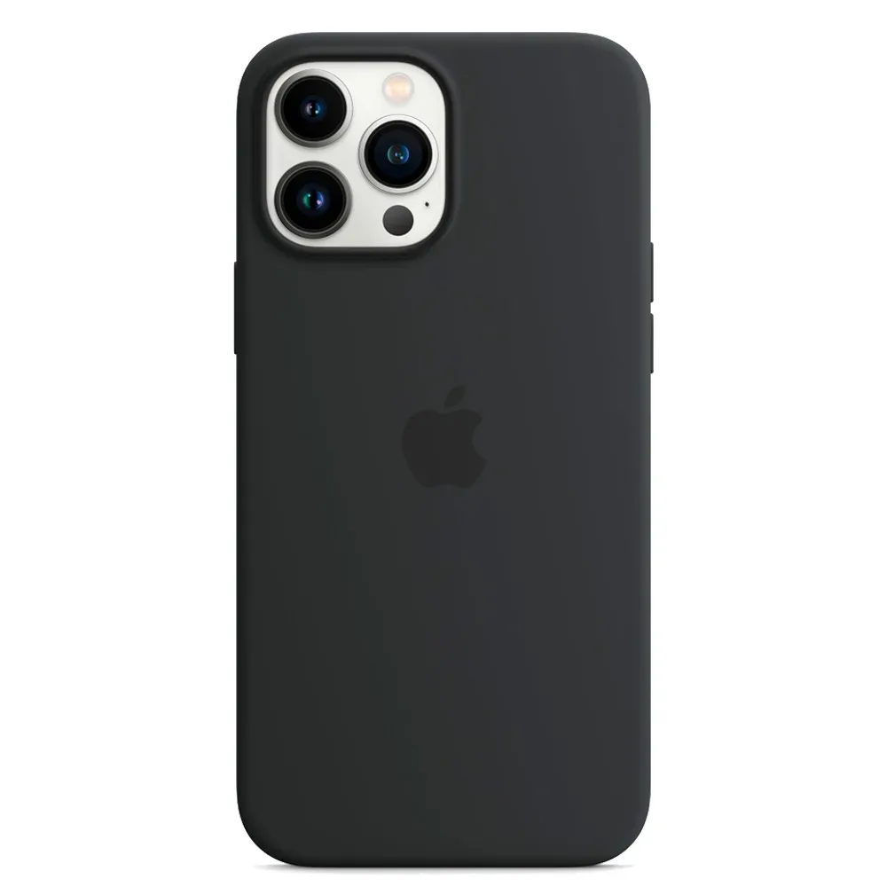 Силиконовый чехол с поддержкой MagSafe Apple Silicone Case для iPhone 13 Pro, Midnight (Темная ночь)