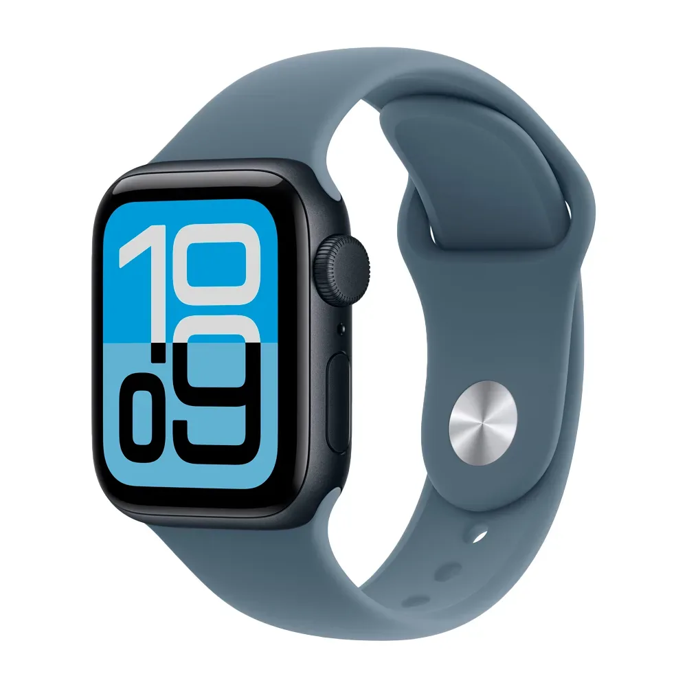 Умные часы Apple Watch SE 3 (2025) GPS, 40mm, Midnight Aluminium Case with Anchor Blue Sport Band, S/M